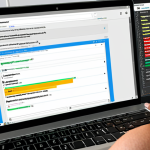 **Image:** A person looking overwhelmed by generic search results on a laptop, then a lightbulb moment as they discover Boolean operators.  The laptop screen should show examples of `AND`, `OR`, and `NOT` operators being used to refine a search.  Visually represent "precision" and "efficiency" in the search results.