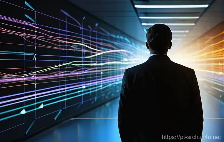 인터넷정보검색 실무에서 요구되는 필수 기술 정리 - **Prompt 1: Unlocking Knowledge with Keywords**
    A vibrant and dynamic digital illustration of a ...